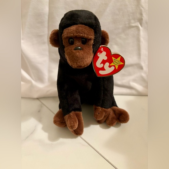 RARE 1996 TY BEANIE BABIES CONGO THE GORILLA - Picture 1 of 9